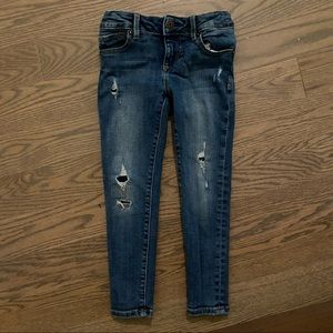 Girls distressed Gap jeans